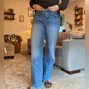 Reformation Val 90s Mid Rise Straight Jeans Size 29